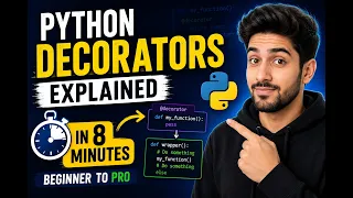 Python Decorators Explained in 8 Minutes Beginner to Pro