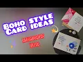 Cute boho style card for rakshabandhan Rakshabandhan special card ideas for rakhi