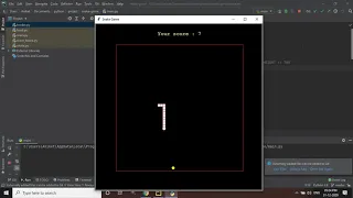 Snake game using python Python code turtle module