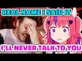 Ironmouse says CDawgVA Full Name and he said her Real Name