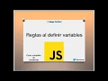 JavaScript Curso Basico 07 - Reglas en el uso de variables