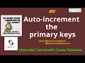 Hibernate Tutorial for beginners Auto-increment the primary keys using GeneratedValue