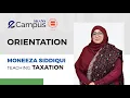 ACCA Tax Orientation Navigating with SKANS ECampus