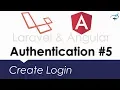 Laravel Angular Authentication with JWT Create Login