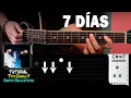 Lagu 7 DÍAS - Gabito Ballesteros ft. Tito Double P - Tutorial de GUITARRA | CHORDS