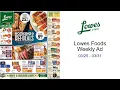 Lowes Foods Weekly Ad -