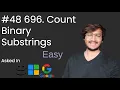 Count Binary Substrings LeetCode