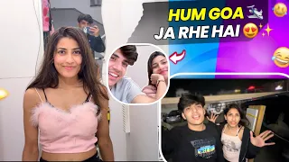 Hum Goa Ja Rhe Hai ❤️✈️✨.. |Yash Choudhary |Saloni Sonkar 