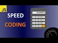 Simple Calculator In HTML CSS and JavaScript SPEED CODING