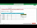 Compound Interest Formula using Lambda Function in Microsoft Excel