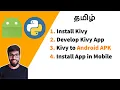 Install Kivy Develop Python APP to Android APK