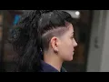 woman taper fade haircut