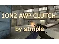 1ON2 AWP CLUTCH by s1mple ESL One Cologne 2016 csgo-demos