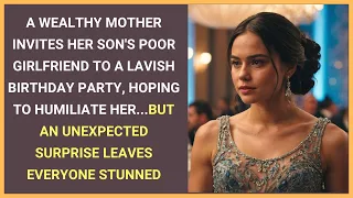 A wealthy mother invites son's poor girlfriend to a lavish party, hoping to make fun of her