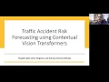 Traffic Accident Risk Forecasting using Contextual Vision Transformers