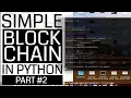 Creating Blockchain with Python - Adding New Transaction
