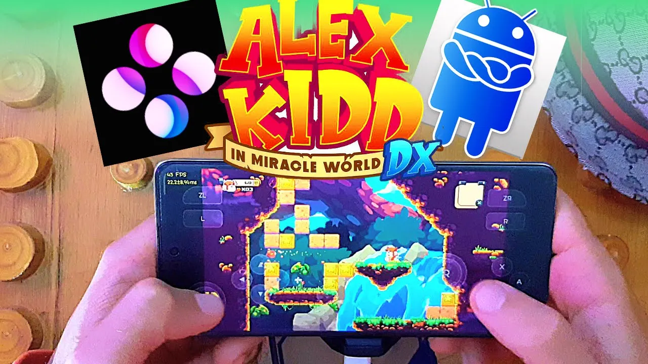 Alex Kidd In Miracle World DX Android Gameplay - Skyline Emulator Android - Skyline Mali GPU