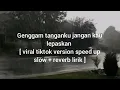 Download Lagu sufian suhaimi - genggam tanganku jangan kau lepaskan [ speed up + slow + reverb viral tiktok  ]