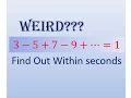 sum to infinity plus minus alternating series