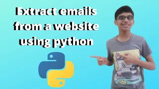 How to extract emails from a website using Python