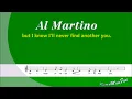 Download Lagu Al Martino - I'll never find another you - Karaoke