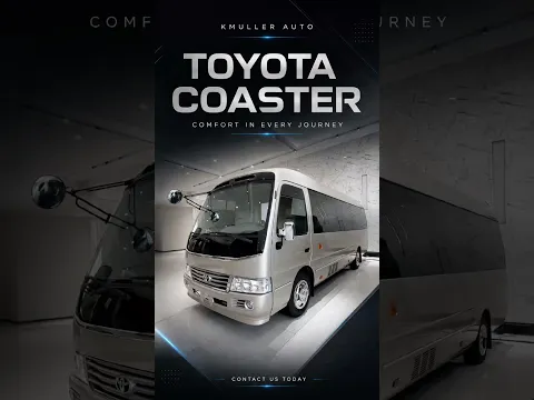 The Toyota Coaster delivers spacious comfort, reliability and premium group travel. #toyotacoaster