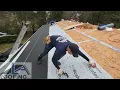 Amazing Roof Replacement Process in CT LA Roofing at Work