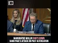 Markwayne Mullin Shuts Down Rand Paul s Attack on Past Altercation
