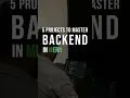 5 Projects to MASTER Backend in MERN