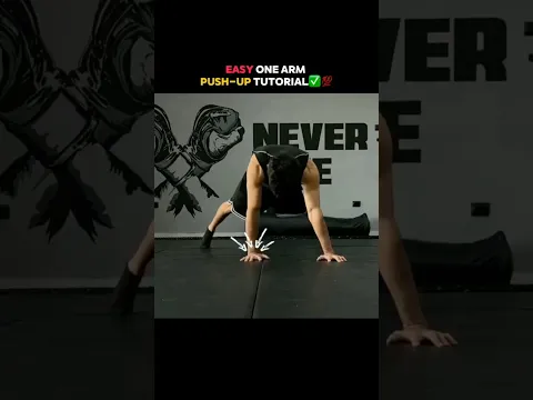 One Arm Push-Up Tutorial 💪🔥 #shorts