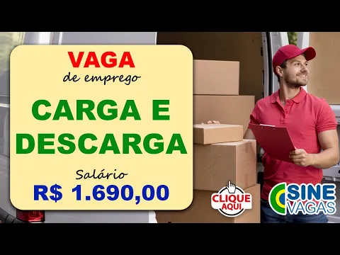 Download MP3 Emprego: Ajudante de Carga e Descarga, R$ 1.690,00 + benefícios, Curitiba - PR