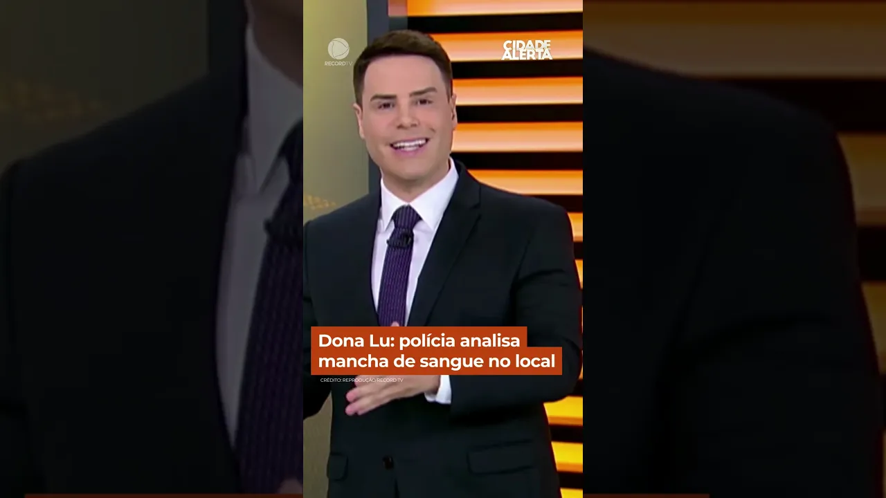 Dona Lu: polícia analisa mancha de sangue no local do sumiço #shorts #cidadealerta