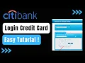 How to Login Citi Credit Card