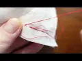 Hand Sewing Tutorial (RIGHT HANDED): Backstitching