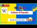 python wikipedia