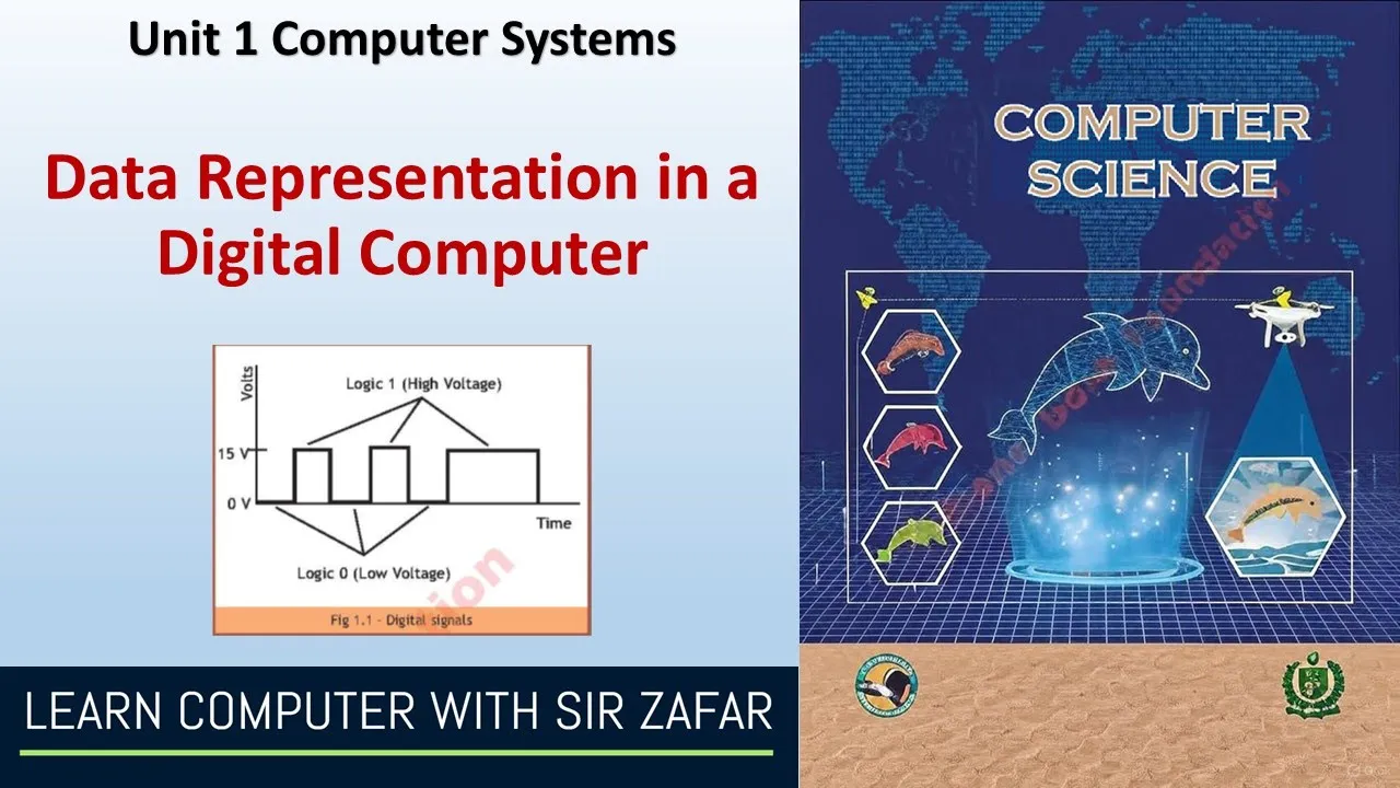 Data Representation in a Digital Computer | Computer Fundamentals | First Year Computer Science