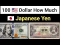 American 100 Dollar USD How Much Japan Currency Convert 200 300 US Dollar Rate in Japanese Yen
