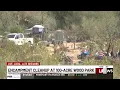 Tucson completes final homeless encampment cleanup at 100-Acre Wood Bike Park