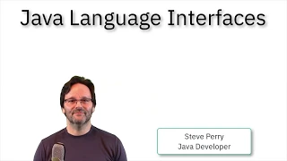 Java constructs for real-world applications Interfaces