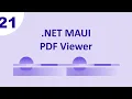MAUI - Syncfusion PDFViewer Control