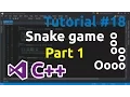 C Tutorial 18 - Simple Snake Game Part 1