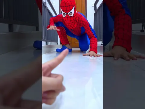 Spiderman flying 🧐😂