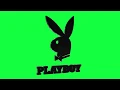 Playboy Green Screen Logo Loop Chroma Animation