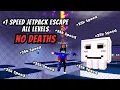 1 Speed Jetpack Escape World 1 All Levels NO DEATHS