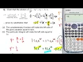 How to prove the complementary function and particular integral of a differential equation