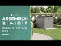 Glidetop Horizontal Shed