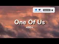 Download Lagu ABBA - One Of Us (Lyrics)