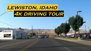 Lewiston Idaho 4k Driving Tour Dashcam