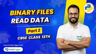 Binary Files in Python Part 2 Read Data CBSE Class 12 CS Previous Year Question