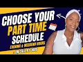 Choose Your Part Time Schedule - Evening Weekends More Part Time Work From Home Jobs